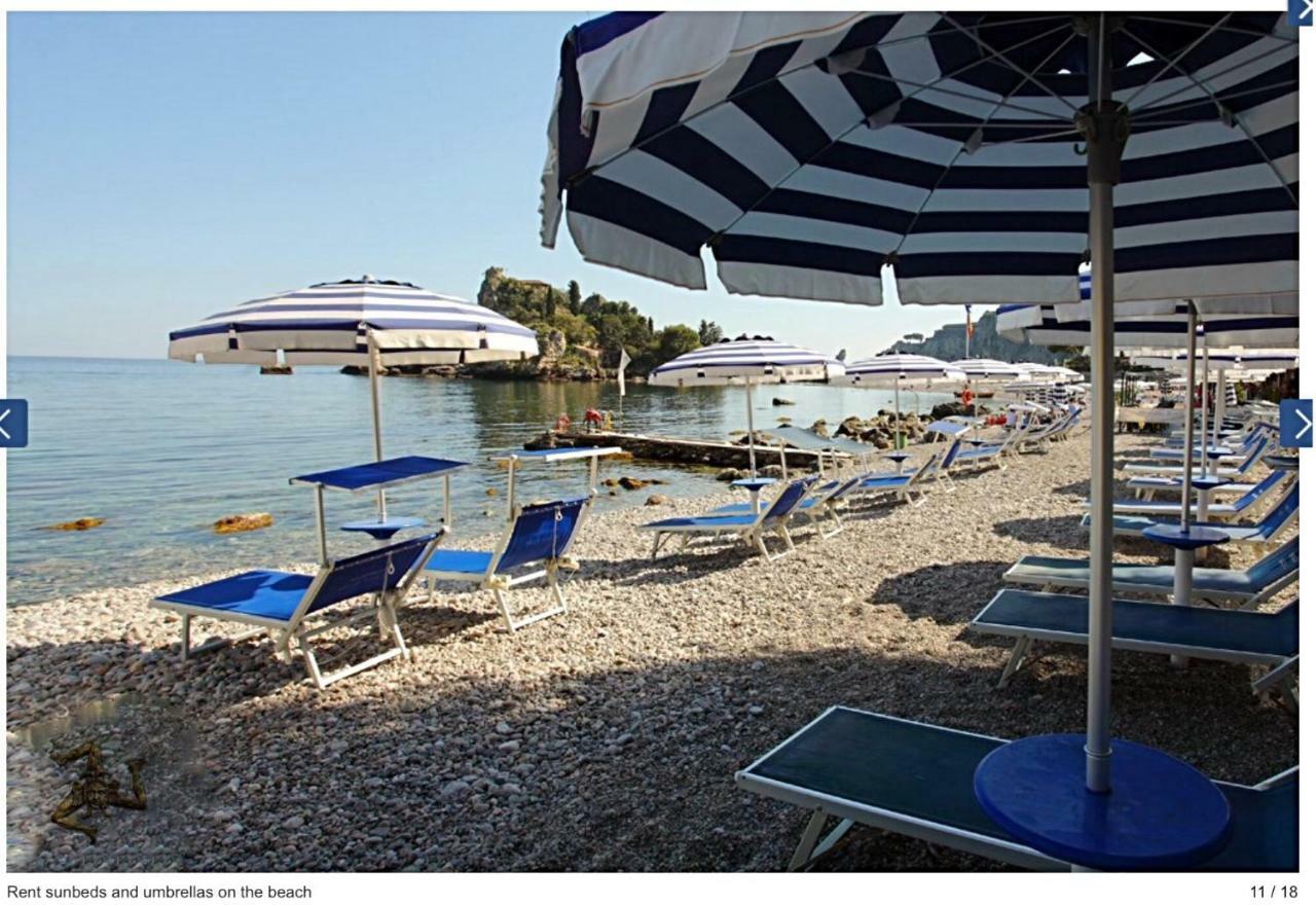 Luxury Apartment And Charm Sea View Isola Bella Taormina Bagian luar foto